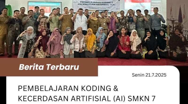 Pelatihan Guru: LPD Yayasan Pinbuk Indonesia Gelar Pembelajaran Koding & Kecerdasan Artifisial (AI) di SMKN 7 Samarinda