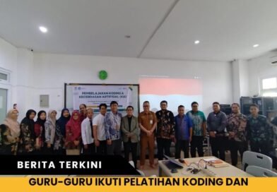 Guru-Guru Ikuti Pelatihan “Pembelajaran Koding & Kecerdasan Artifisial (AI)” di UMKT Bersama Yayasan Pinbuk Indonesia