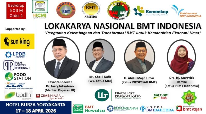 Lokakarya Nasional BMT 2026 Siap Digelar di Yogyakarta, Dorong Penguatan dan Digitalisasi BMT