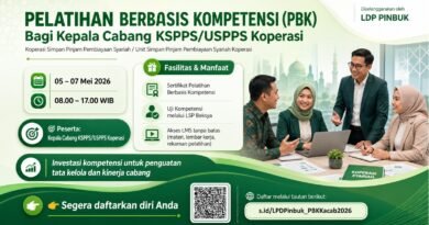 LDP PINBUK Gelar Pelatihan Berbasis Kompetensi untuk Kepala Cabang KSPPS/USPPS Koperasi